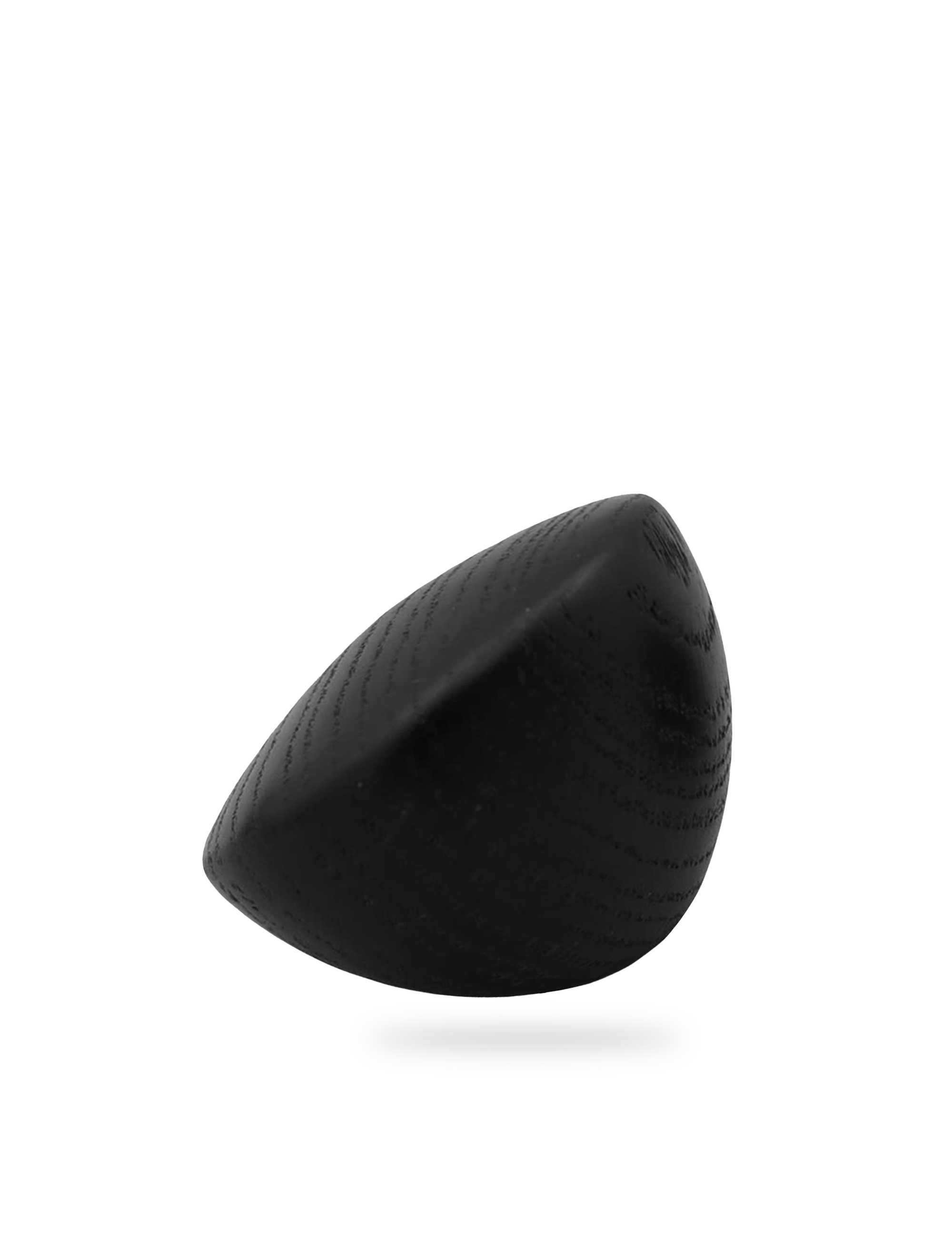 Big Knob „Big Joe“, 100% natural oak wood, lacquered black, ø55mm