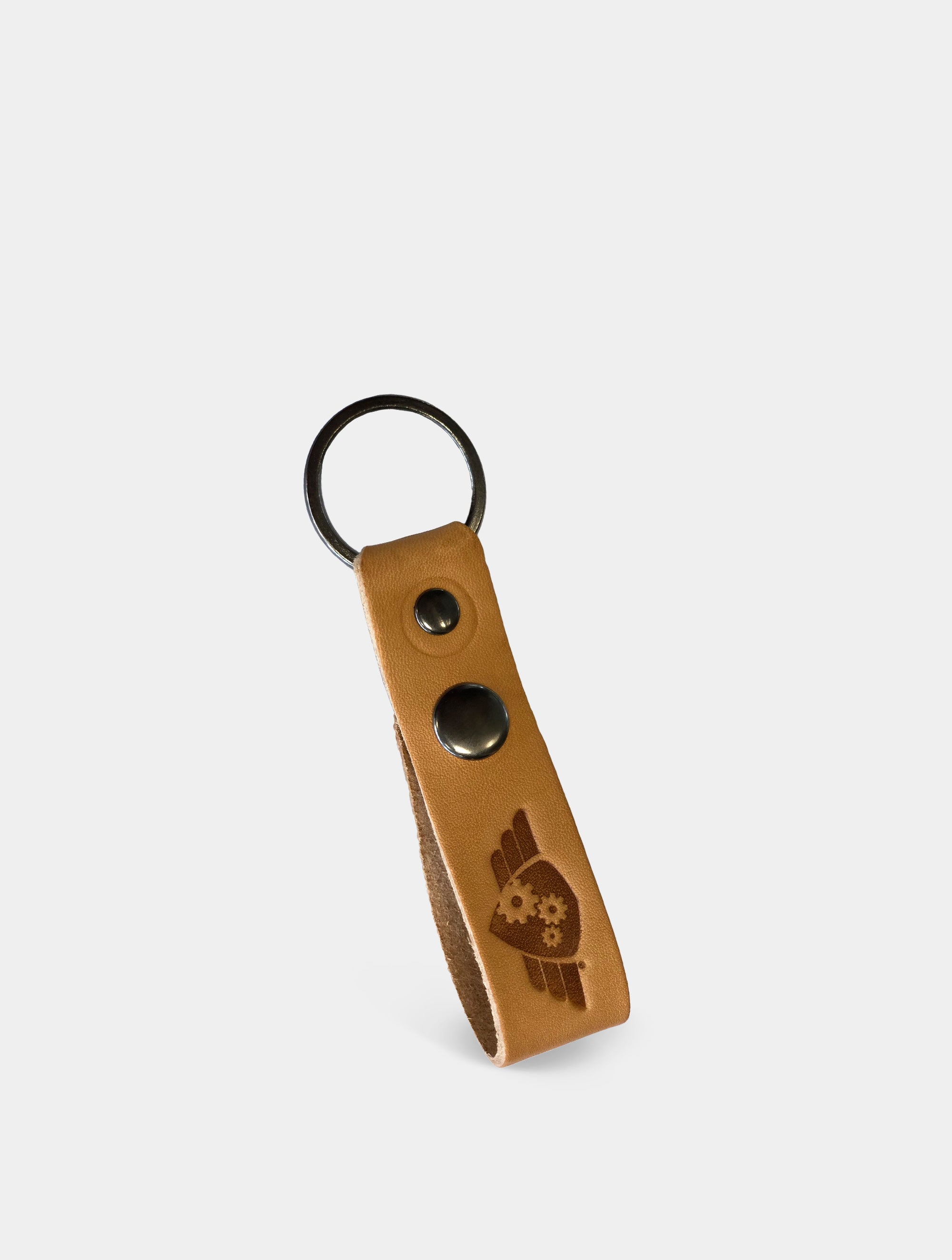 Comandante Key Ring, leather tan