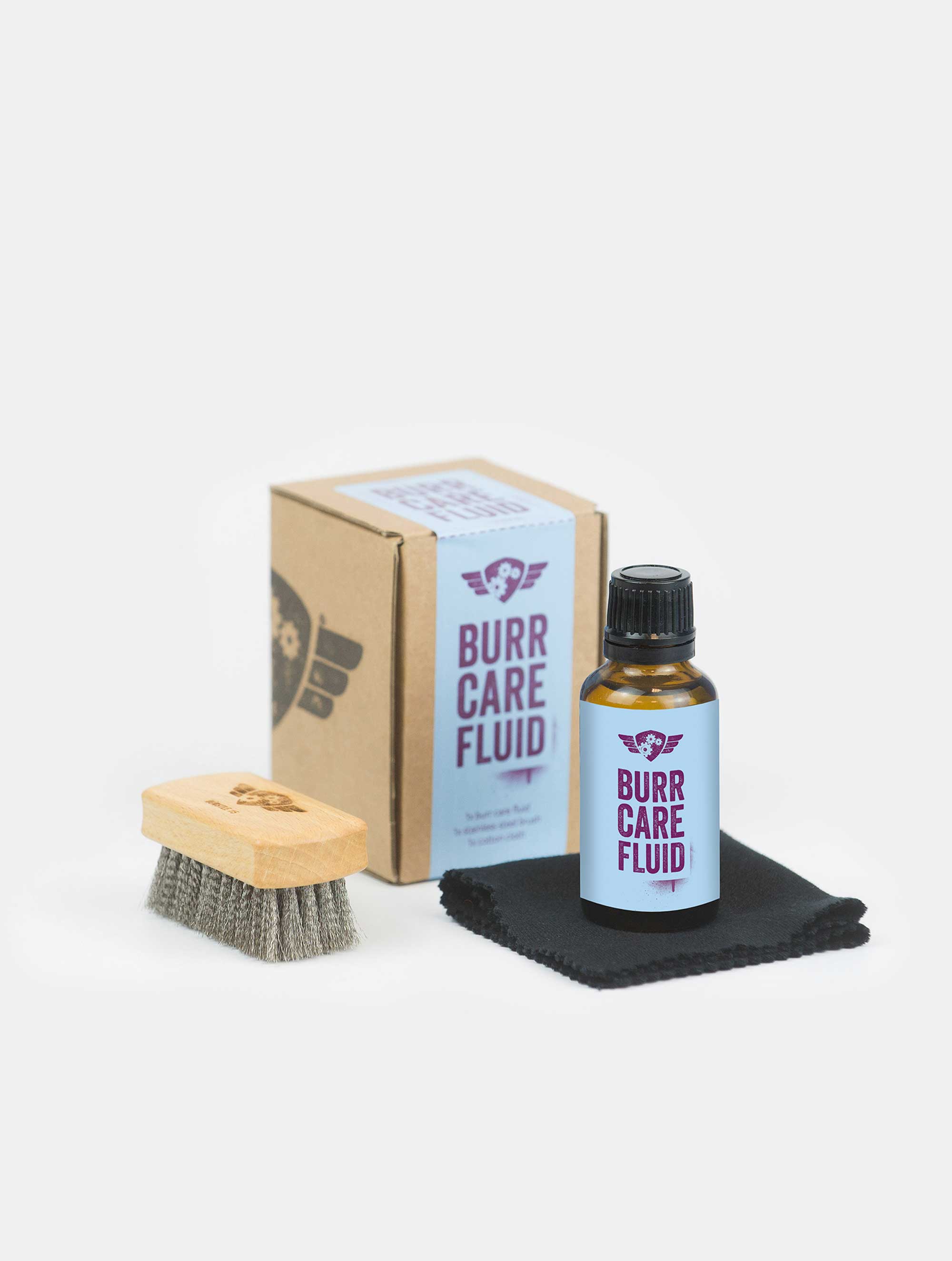 Burr Care Fluid Set