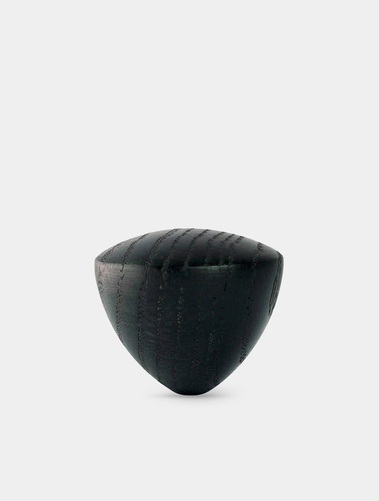 Standard Knob, 100 % natural oak wood, lacquered black, ø44mm