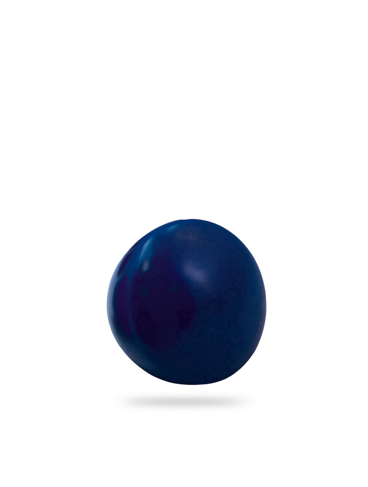 Standard Knob, beech wood, lacquered blue, ø44mm