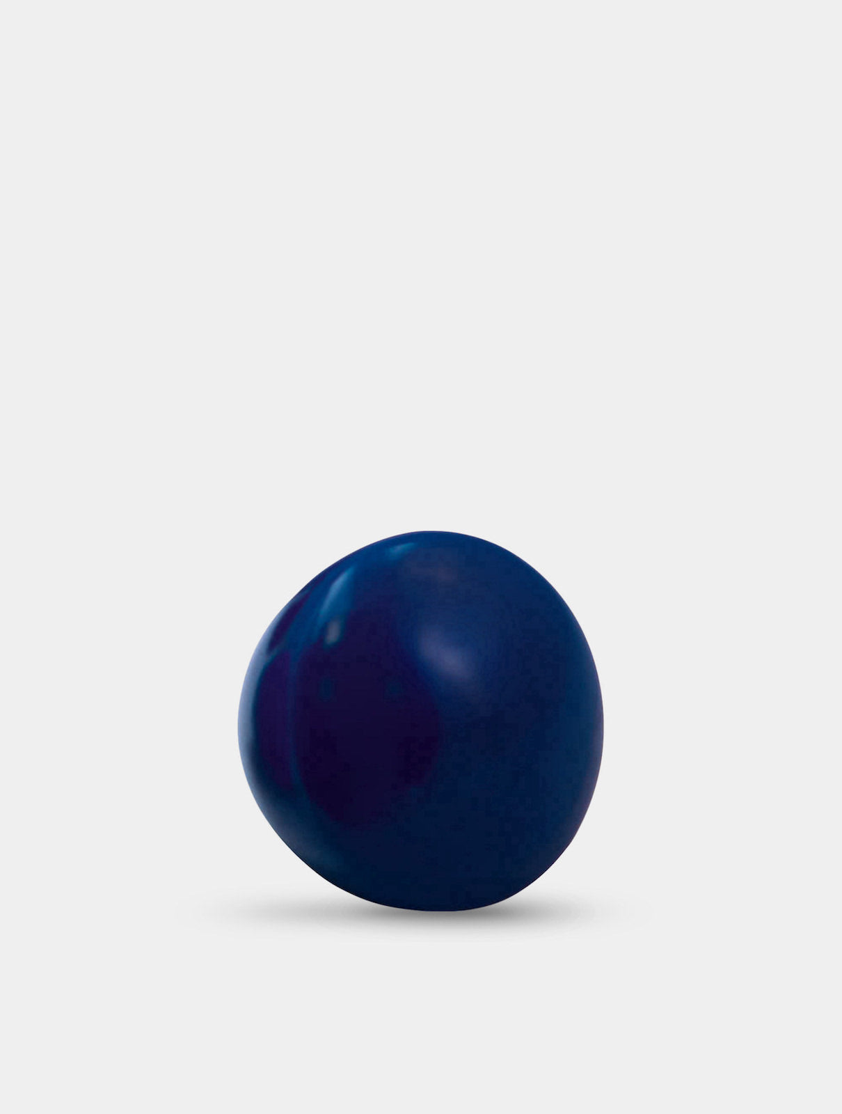 Standard Knob, beech wood, lacquered blue, ø44mm