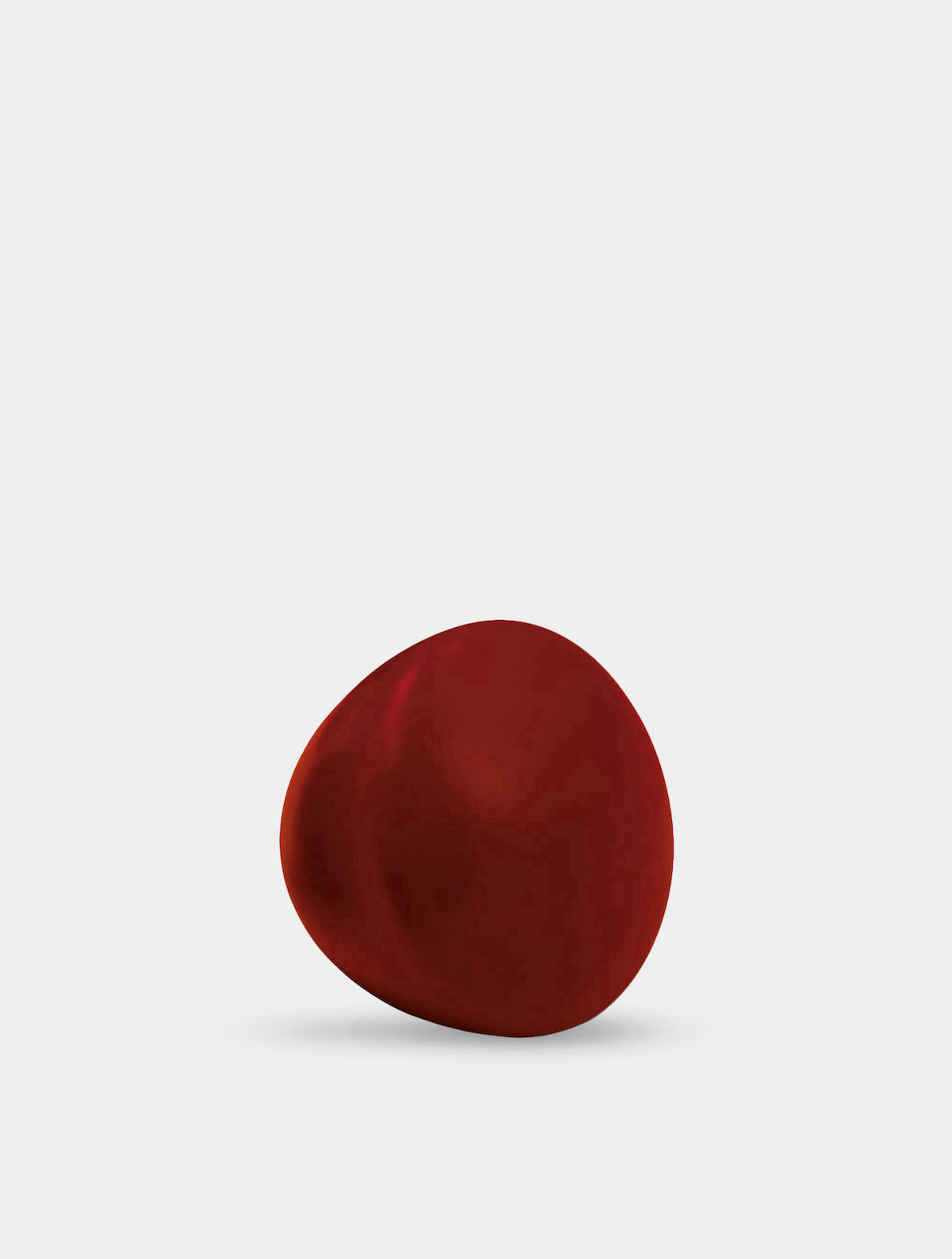 Standard Knob, beech wood, lacquered wine red, ø44mm