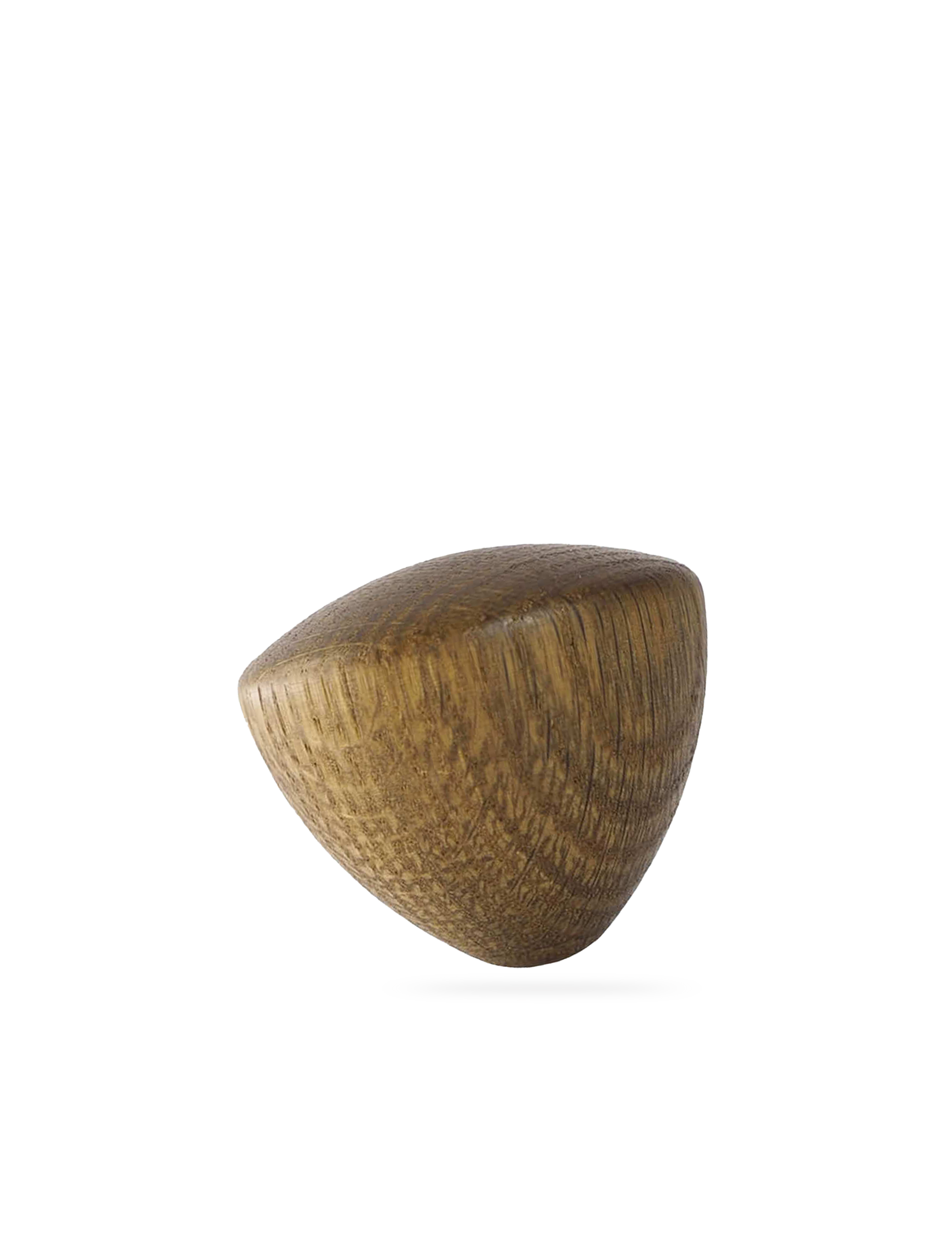 Standard Knob, 100% smoked natural oak wood, waxed, ø44mm