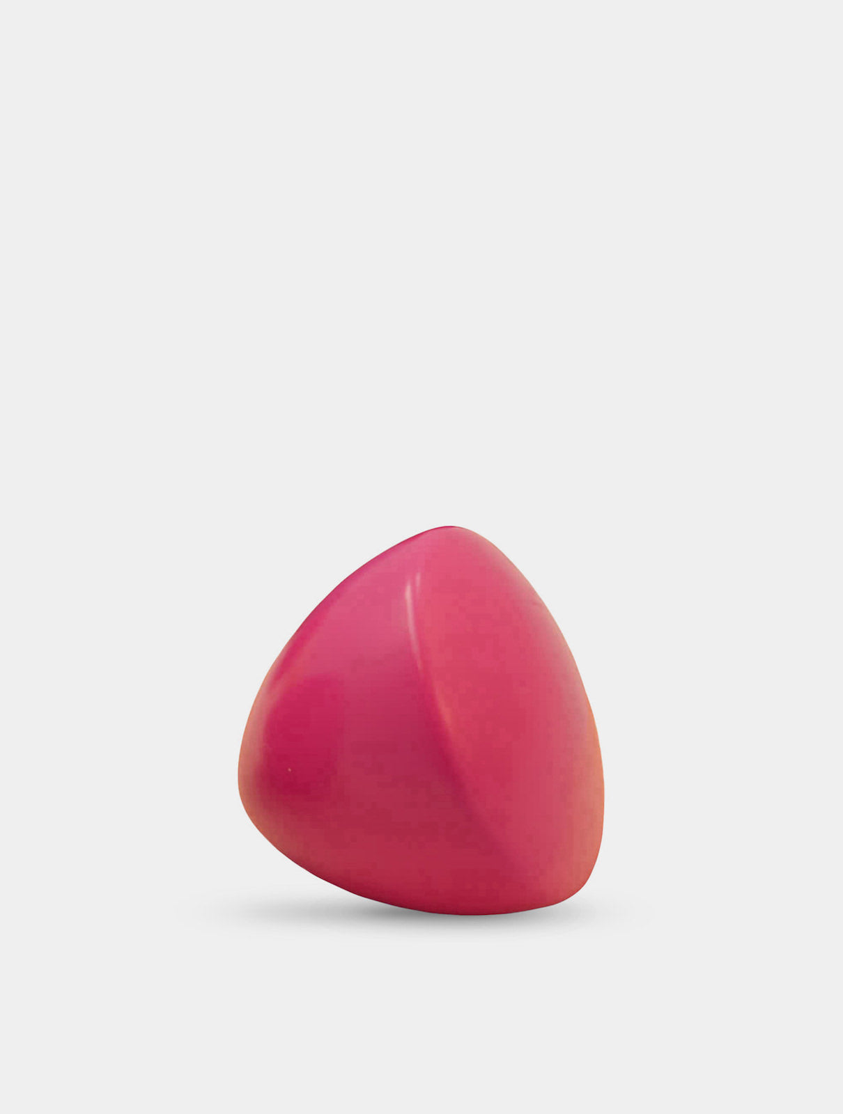 Standard Knob, beech wood, lacquered pink, ø44mm