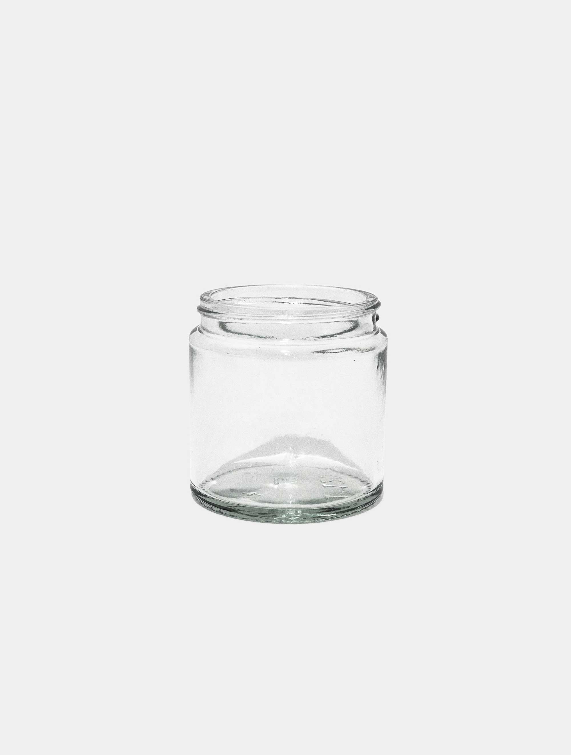 Bean Jar, clear glass