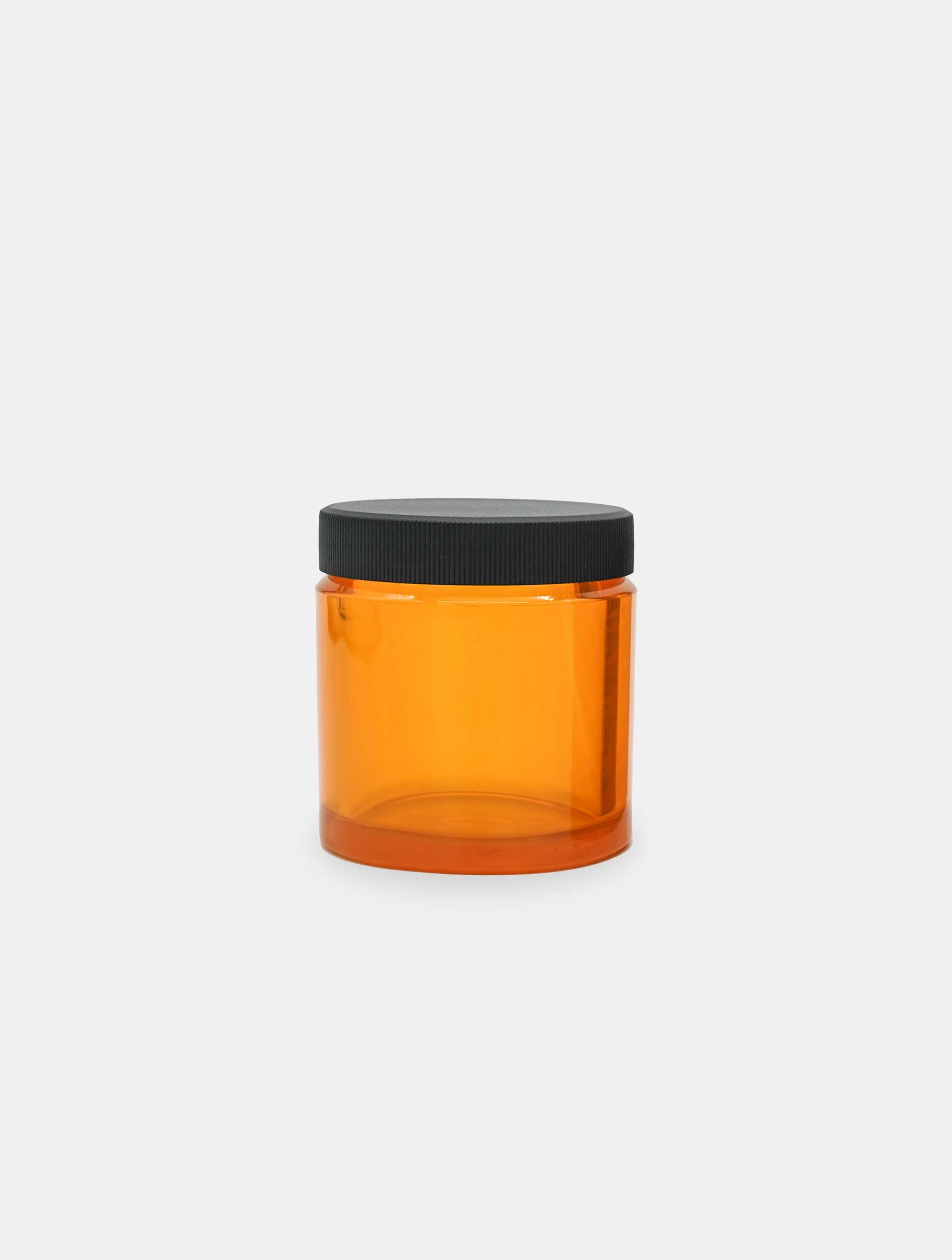 Polymer Bean Jar + lid, orange