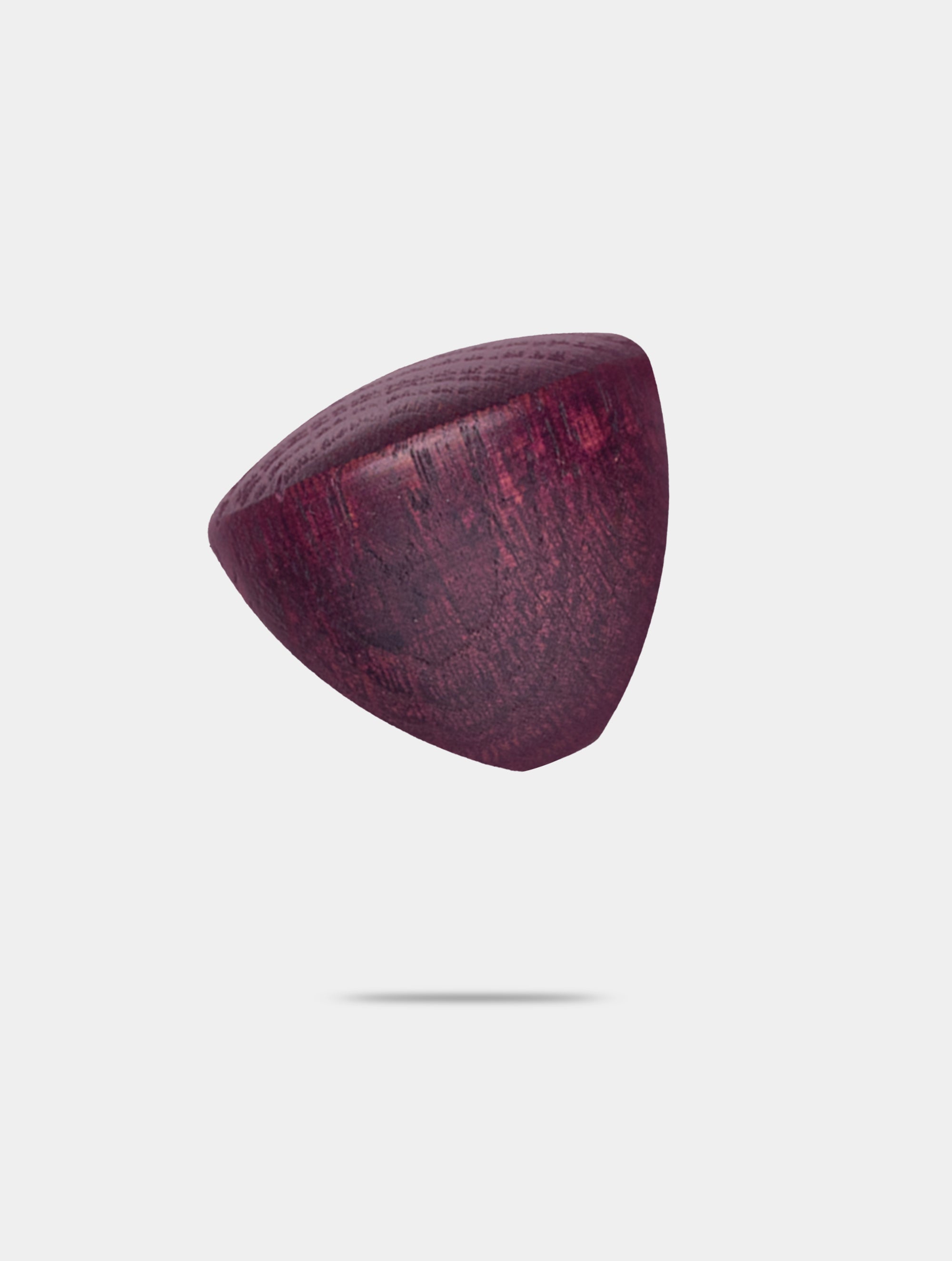 Standard Knob, 100 % natural oak wood, deep purple, ø44mm